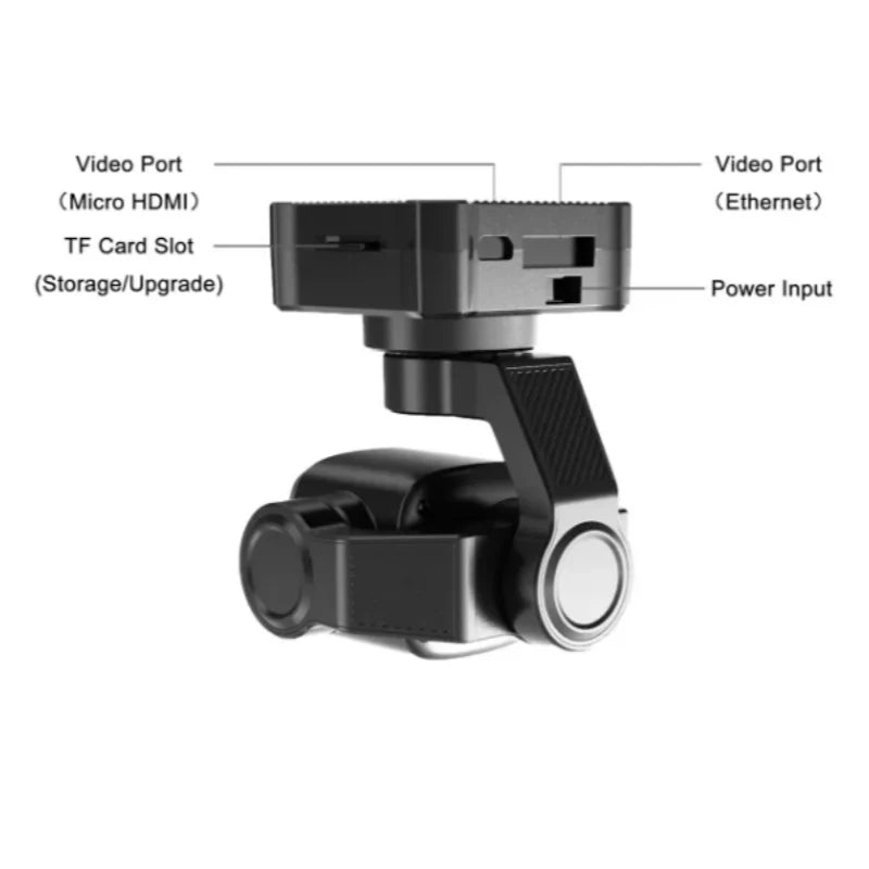 SIYI A8 Mini 4K 8MP Ultra HD 6X Digital Zoom Camera with 3 Axis Gimbal