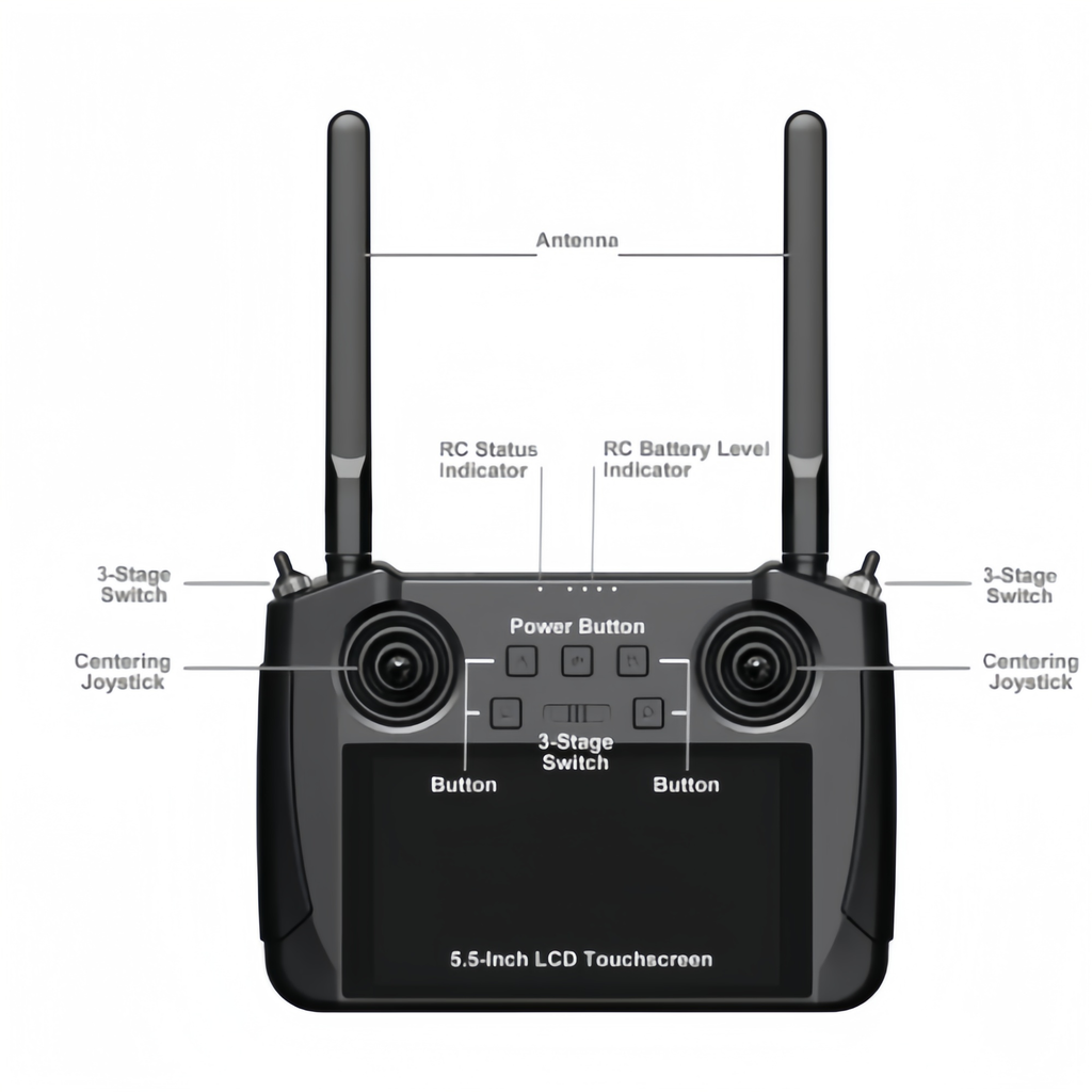 SIYI MK15 Mini HD Handheld Ground Station Enterprise Smart Controller