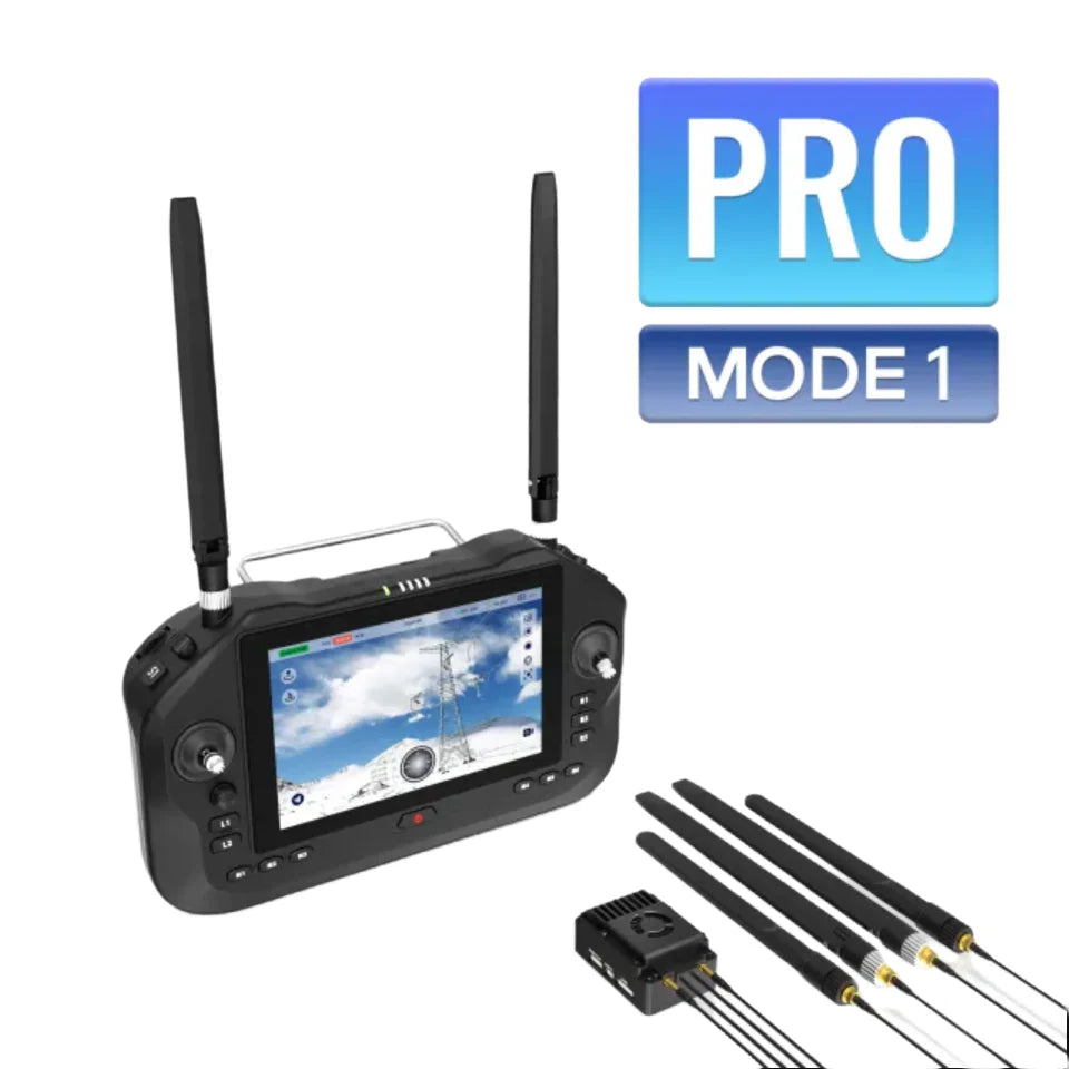 SIYI UniRC 7 / 7 Pro Dual Frequency 2.4 & 5 GHz Handheld Ground Station 40 KM Range Smart Controller